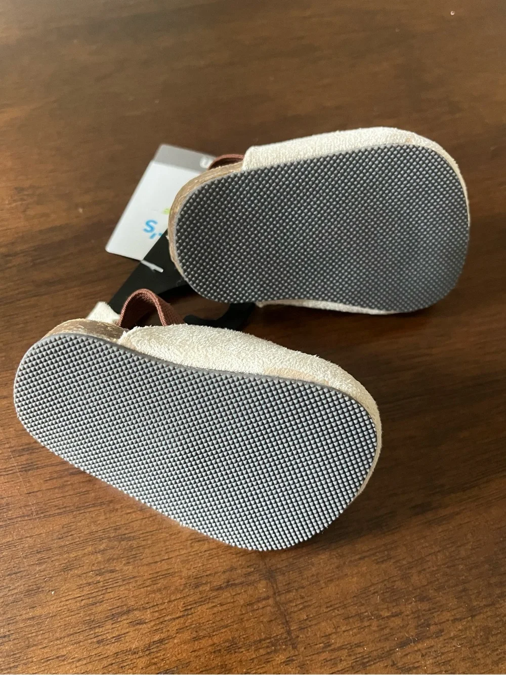 Nwt Carters Baby Slingback Clog 3-6 months Tan Boys Girls Unisex